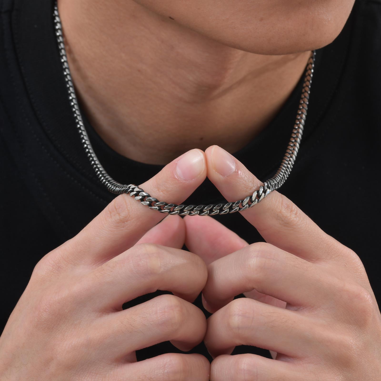 3-11MM Classic Cuban Chain Nec - Cuban Link Chain 12Mm ulasan dan harga