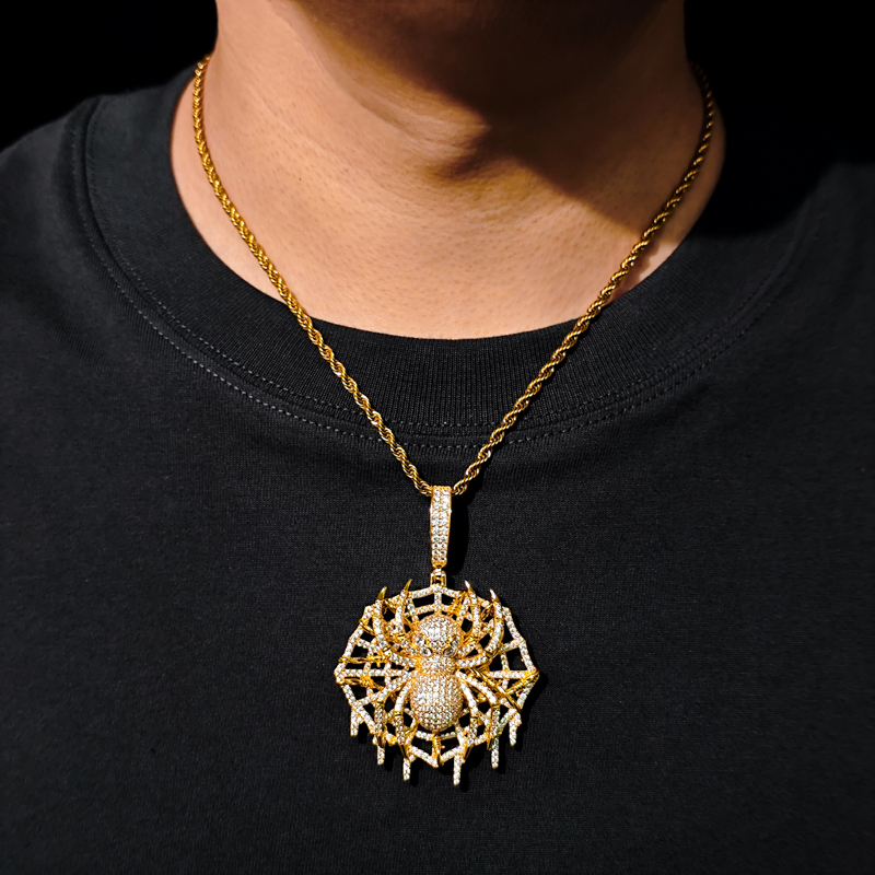 TUHE Hight Quality VVS1 Moissa - 925 Sterling Silver Chain Necklace Men ulasan dan harga