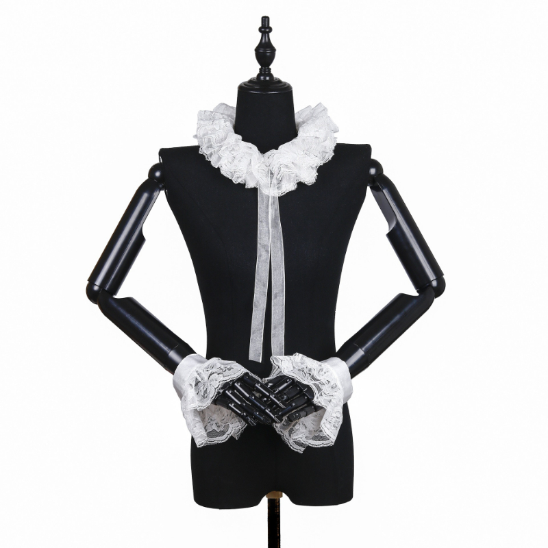 Vintage Lace Ruff Collar & Lac - Necklaces ulasan dan harga