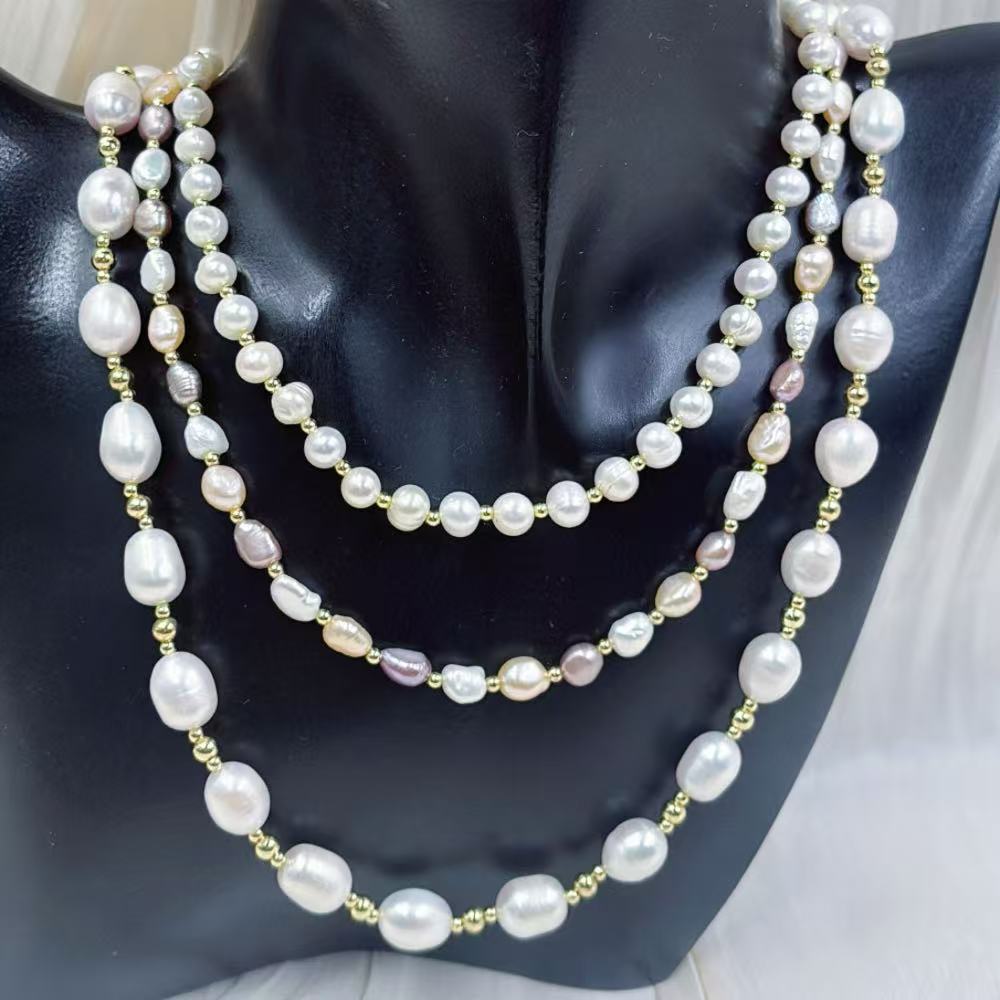 For Mother Jewelry Gift Purple - Pearl Choker Necklace Vintage ulasan dan harga