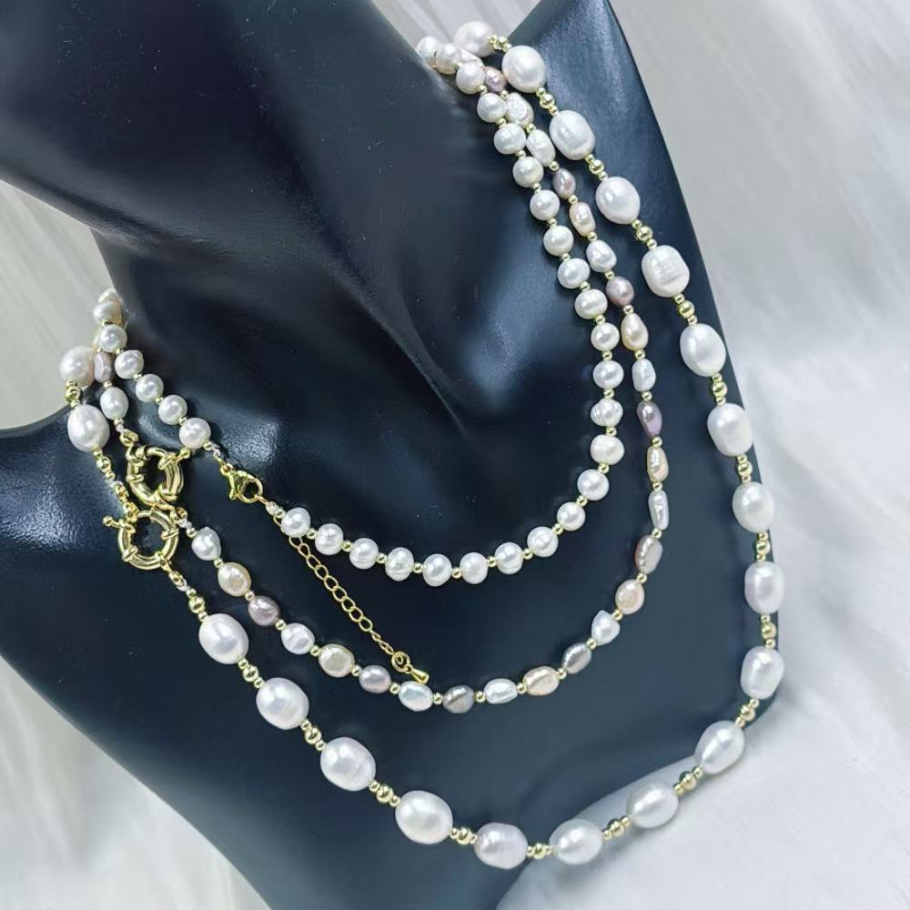 For Mother Jewelry Gift Purple - Pearl Choker Necklace Vintage ulasan dan harga